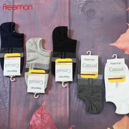 Combo 10 đôi Tất vớ ngắn dưới mắt cá, chất liệu cotton FREEMAN [SOC10...]