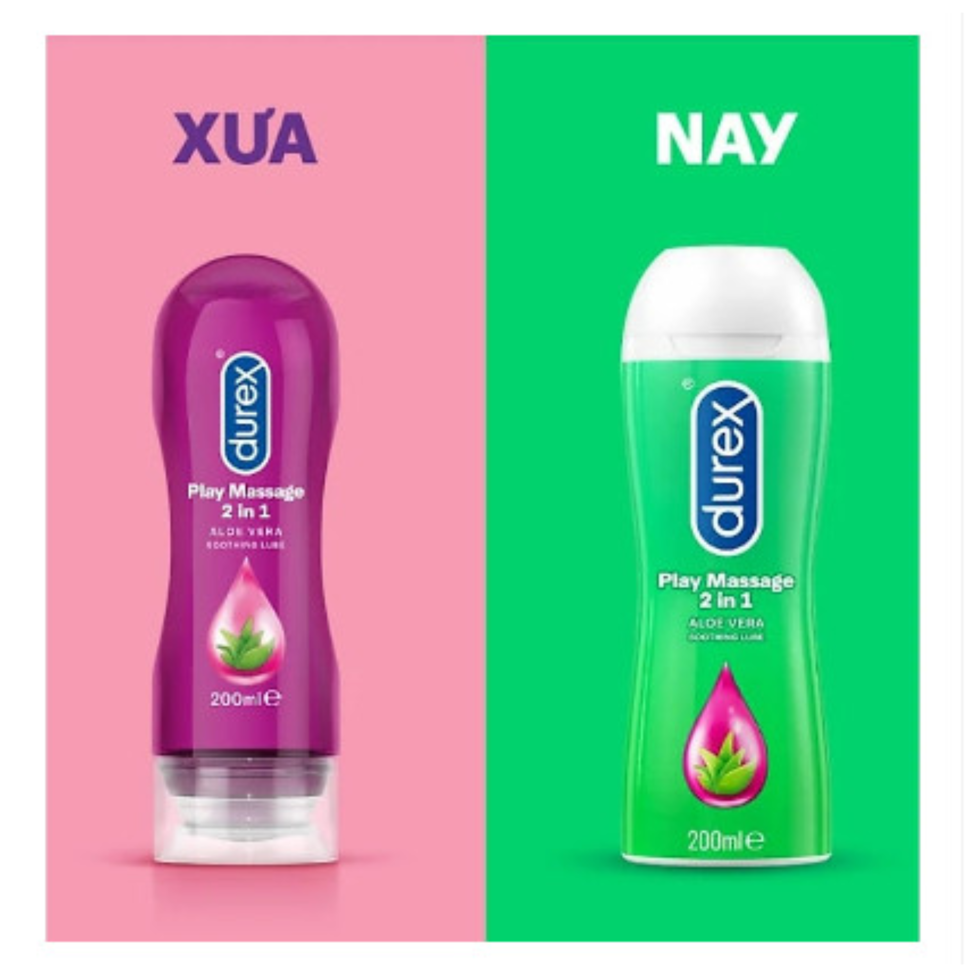 Gel bôi trơn Durex Play Massage 2in1 (Mới)