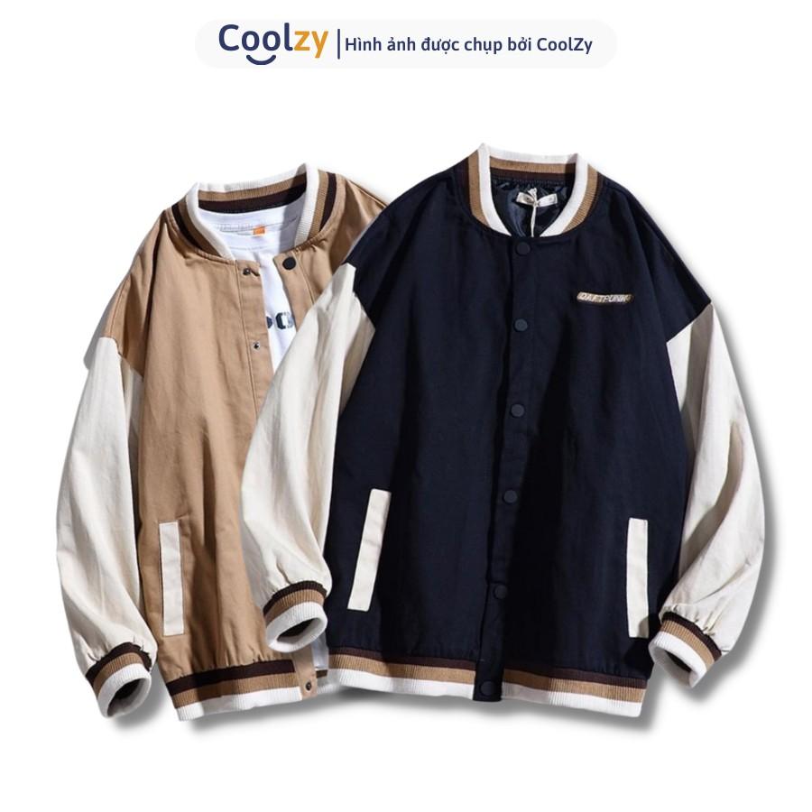 Áo bomber jacket khoác dù bóng chày form rộng 2 lớp style Unisex cho nam nữ JK02