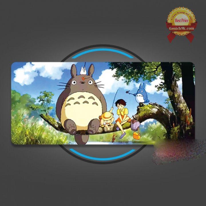 Bàn di chuột totoro bo viền khổ to 80x30cm