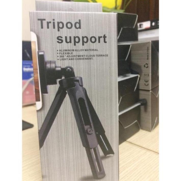 Giá Đỡ Mini Xếp Gọn 3 Chân Tripod Support MT01 Xoay 360 Độ-dc4357