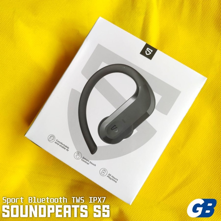 Tai Nghe True Wireless Thể Thao Earbuds SoundPEATS S5, Chống thấm nước IPX7, Driver 12mm - Hàng Chính hãng