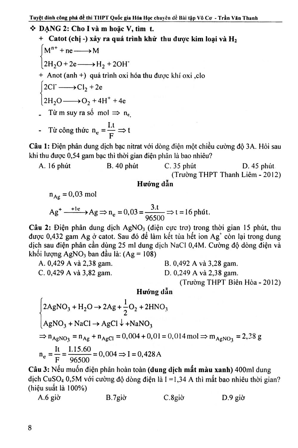 Sách Tuyệt Đỉnh Công Phá Đề Thi THPT Quốc Gia Hóa Học Chuyên Đề Bài Tập Vô Cơ