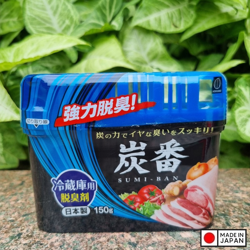 Sáp khử mùi tủ lạnh - than hoạt tính Kokubo 150g - Hàng Nội Địa Nhật Bản