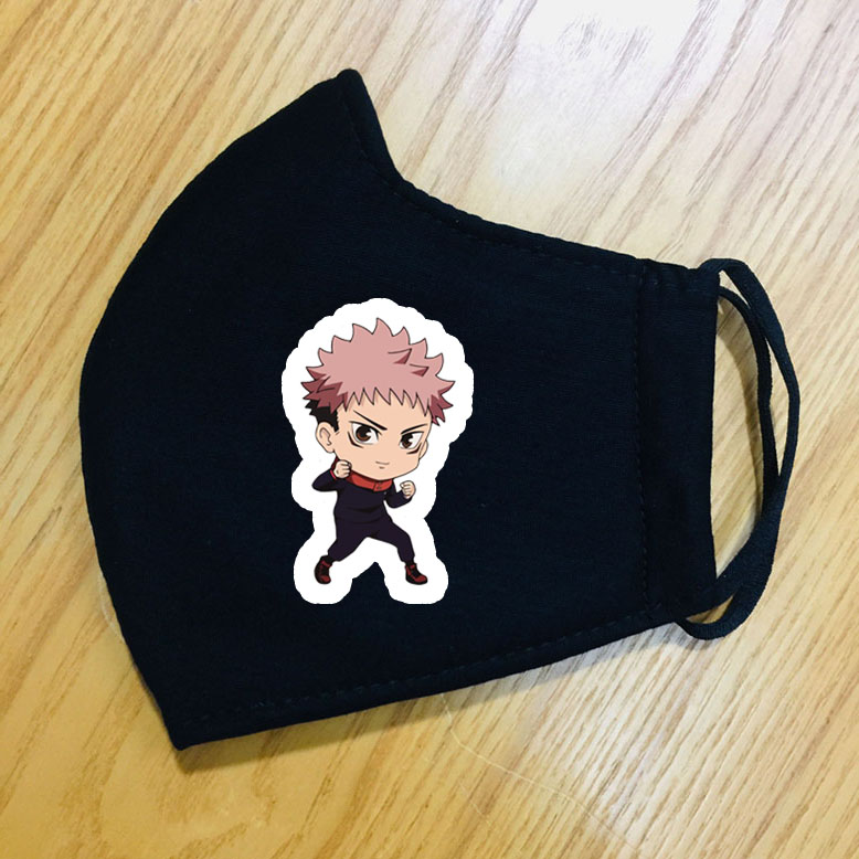 Khẩu trang Jujutsu Kaisen set 2 cái nhiều mẫu