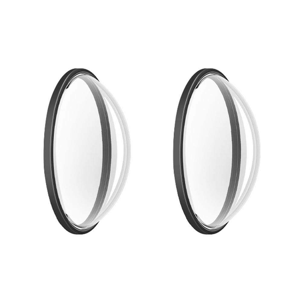 2pcs Panoramic Camera Lens Guards Lens Protective Cover Lens Protector Compatible with Insta360 ONE RS 1-Inch 360 Edition Camera