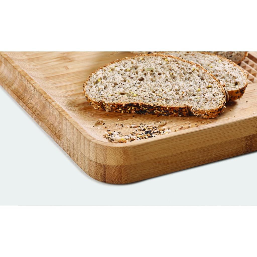Joseph Joseph - Thớt tre cao cấp Cut & Carve Bamboo Chopping Board 601428