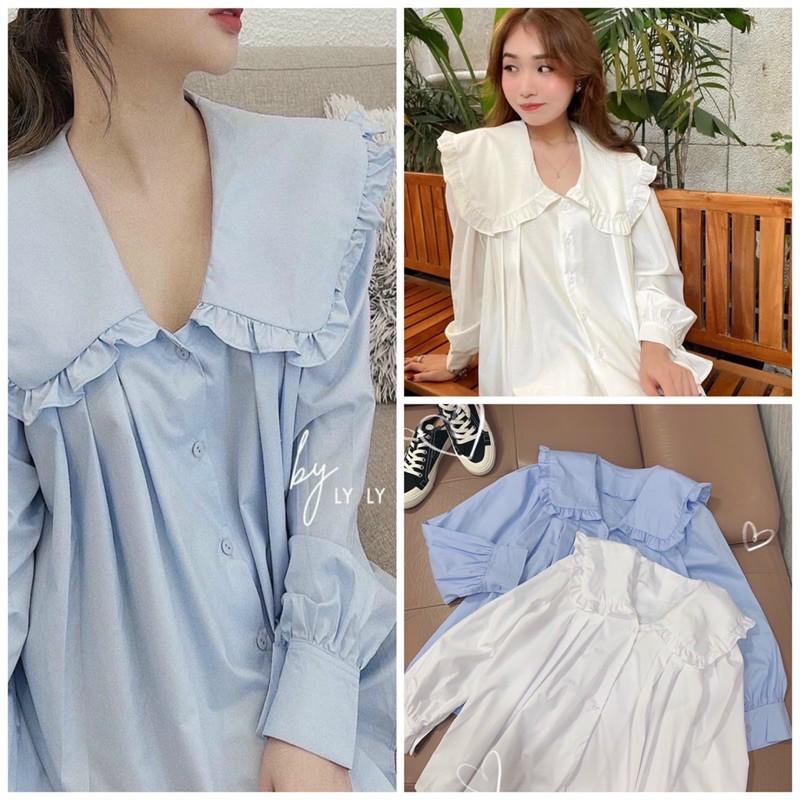 Sơ Mi Cổ Bèo Xinh Xắn