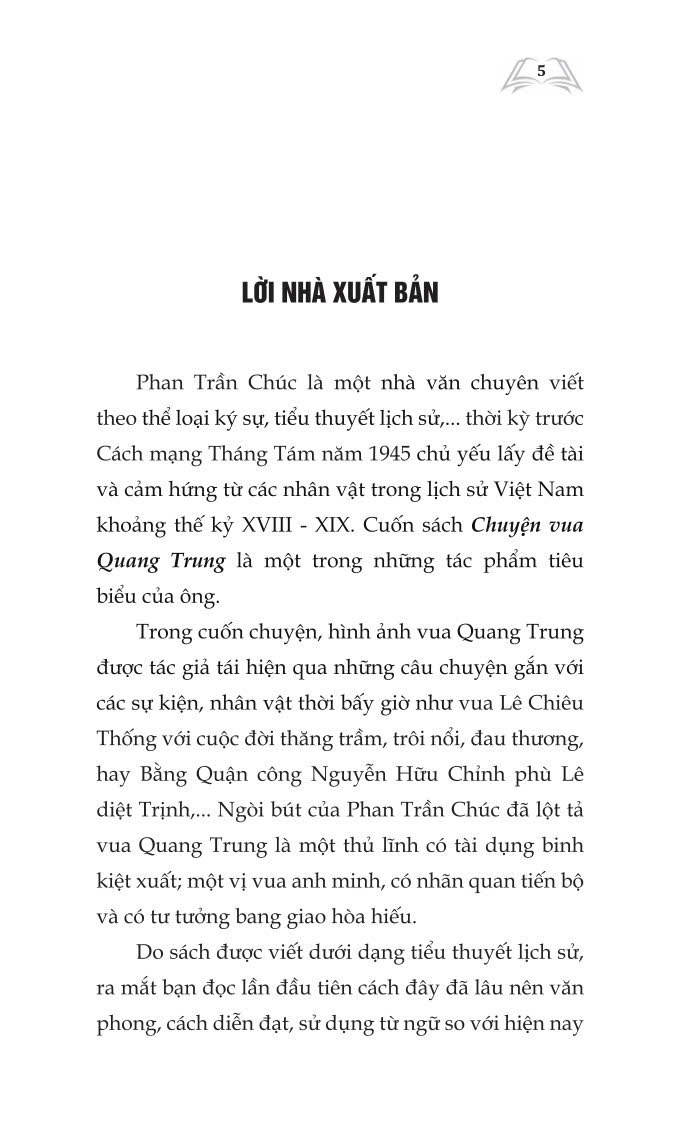 Chuyện Vua Quang Trung - bản in 2024