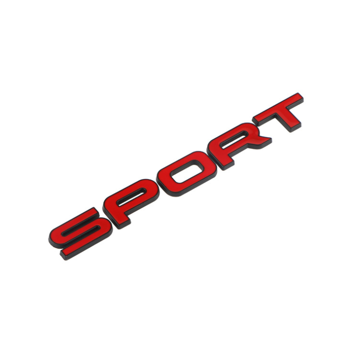 Decal Tem Chữ Sport 3D Cao Cấp Dán Trang Trí Ô Tô G100707 chất liệu nhựa ABS cao cấp