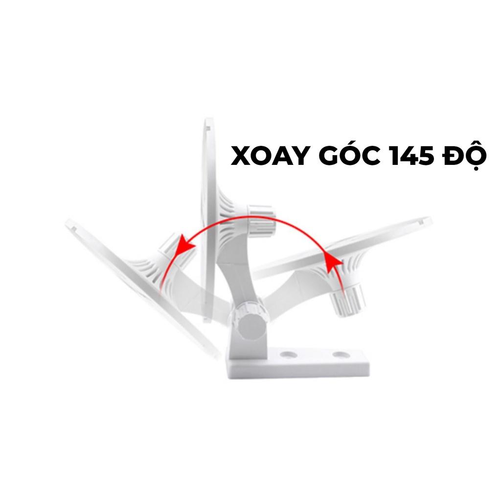 Chân đế ốc 1/4&quot; inch AKIA cho camera Eufy và Aqara, Bắt tường vuông góc 90 độ, Xoay ngược camera - Hàng chính hãng