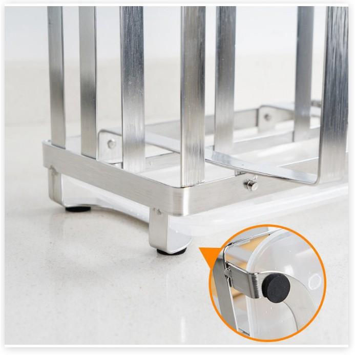 Bộ kệ đỡ Dao Bếp Thớt Meradola SUS304 Gia Dụng SG