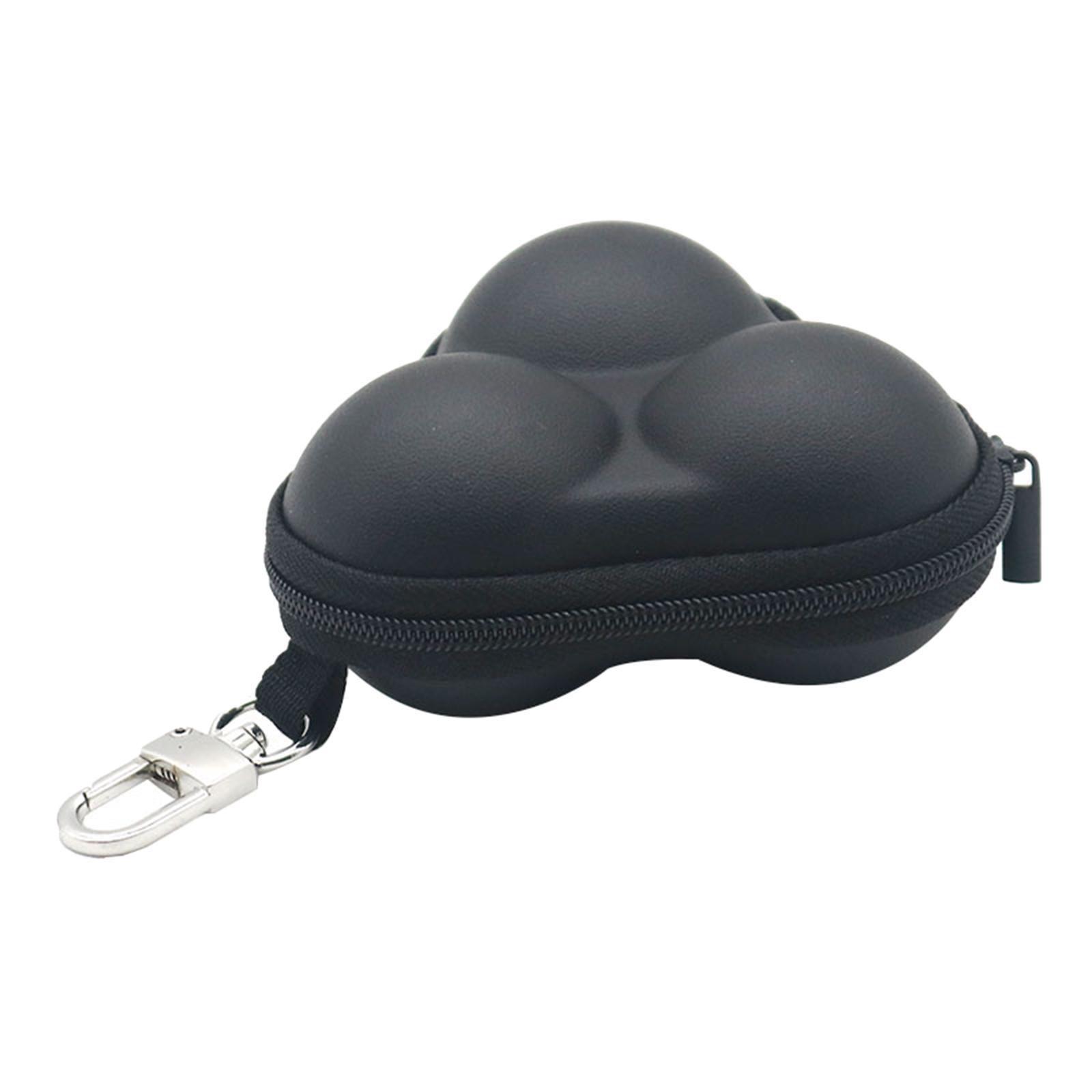 Golf Ball Bag Organizer Storage Durable with Hook Portable Waist Belt Bag for Sports