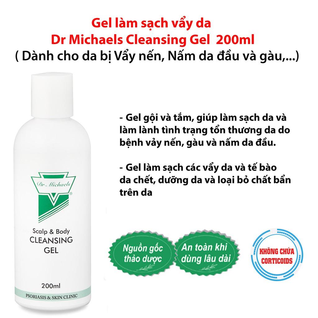 Bộ sản phẩm Dr Michaels dành cho da đầu bị Gàu