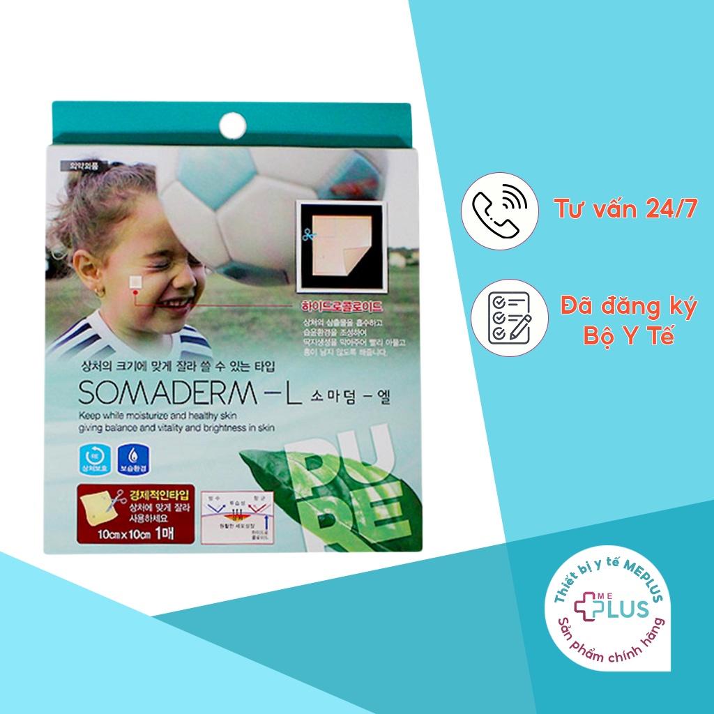 Băng Dán Vết Thương Somaderm-L Hàn Quốc Chứa Hydrocolloid Giúp Duy Trì Độ Ẩm, Không Gây Bết Dính 10cmx10cm