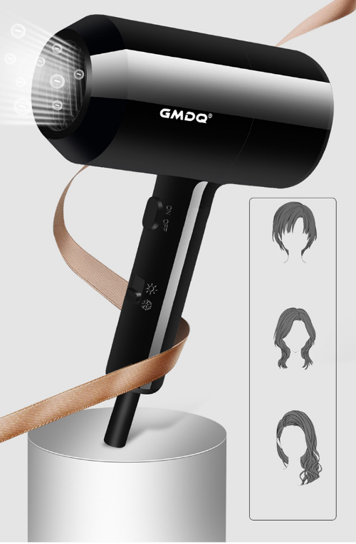 Máy Sấy Tóc Treo Tường Không Cần Khoan Schwarz Black Edition GMDQ Công Nghệ Đức