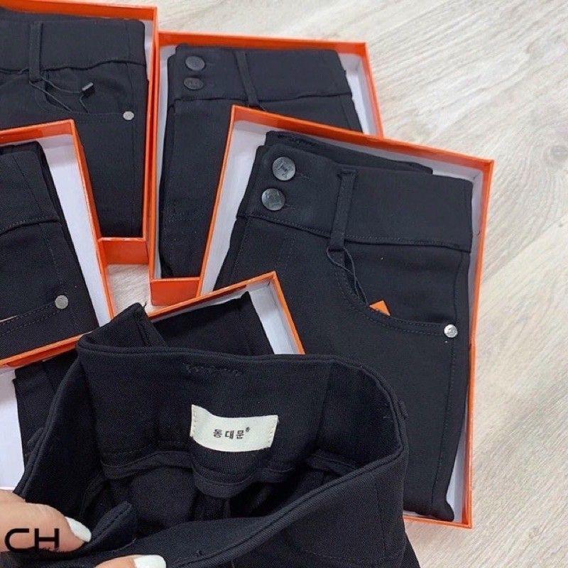 QUẦN LEGGING CẠP CAO GEN BỤNG KHÓA TRƯỚC CHẤT UMI HÀN CAO CẤP