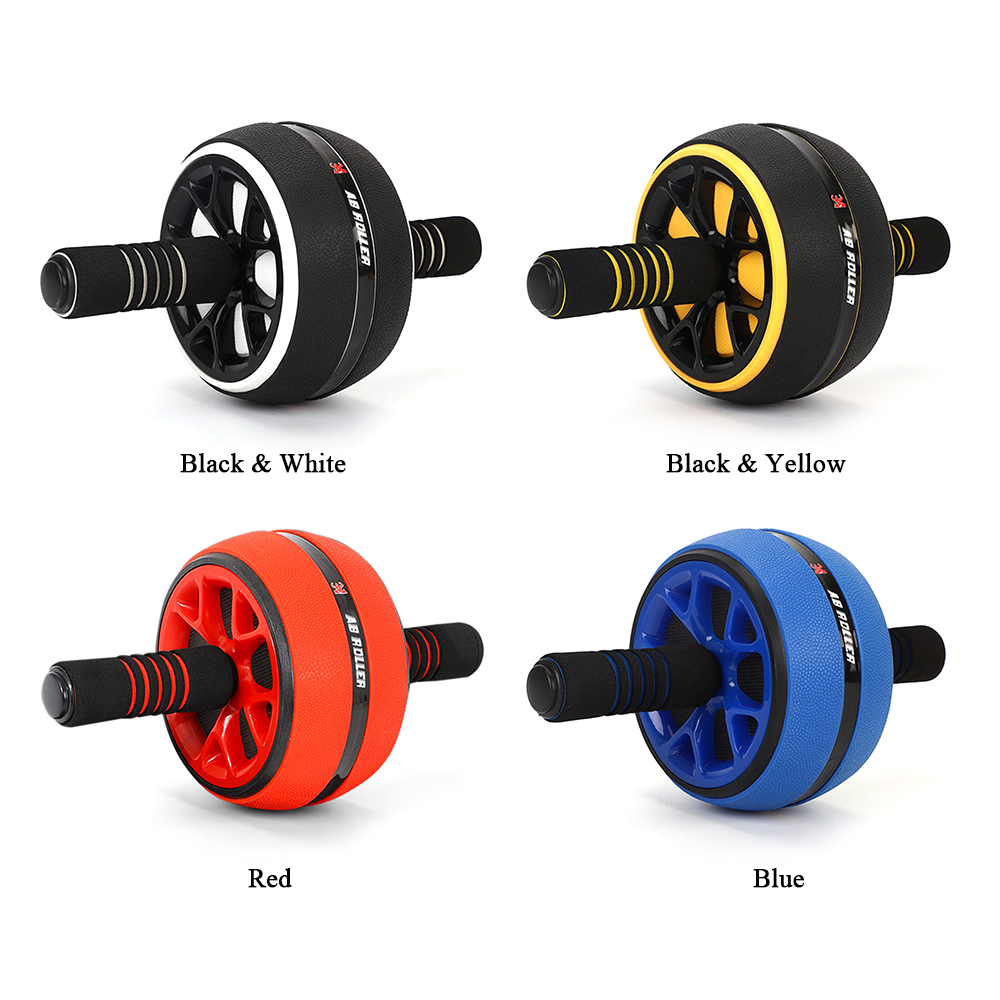 Con lăn tập bụng với Bánh xe chống trượt rộng 3,5 "Tay cầm bằng xốp Đi kèm với một miếng đệm đầu gối