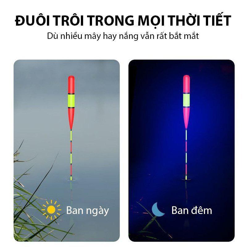 Phao câu đài DY 03 NANO Chống nổ đầu tăm to ngày và đêm đầu tăm to phao câu cá phụ kiện câu đài cao cấp giá rẻ