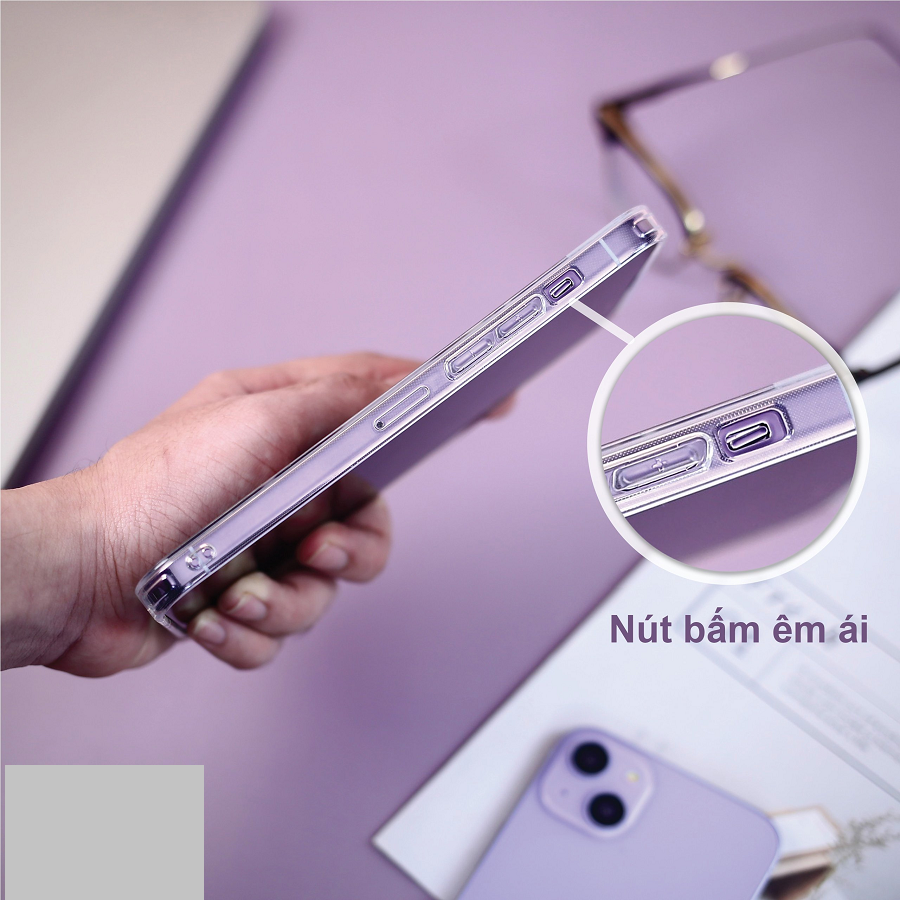 Ốp lưng cho iPhone 15 | 15 Pro | 15 Pro Max Likgus Crystal úi khí chống sốc, chống ố màu
