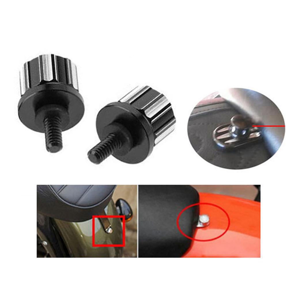 Ghế Nhôm Màu đen Bolt Bolt Cap Cap Nut Cho Ghế Gắn Harley