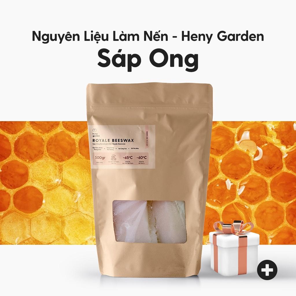 Sáp Ong Làm Nến Thơm Tạo Hình Tặng Kèm Bấc Heny Garden, Nguyên Liệu Làm Nến Thơm Handmade Tại Nhà