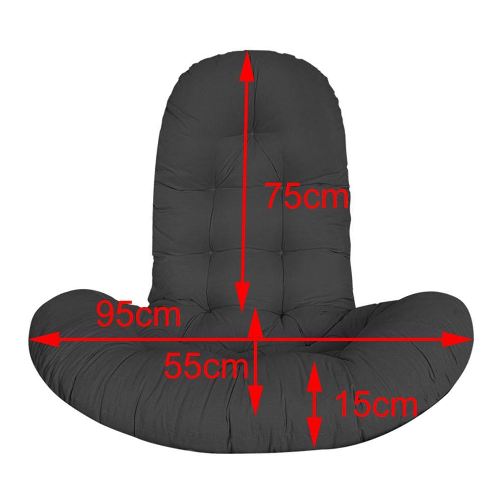 Hanging Egg Chair Cushion Outdoor Indoor Garden Swing Chair Seat Cushion Pad