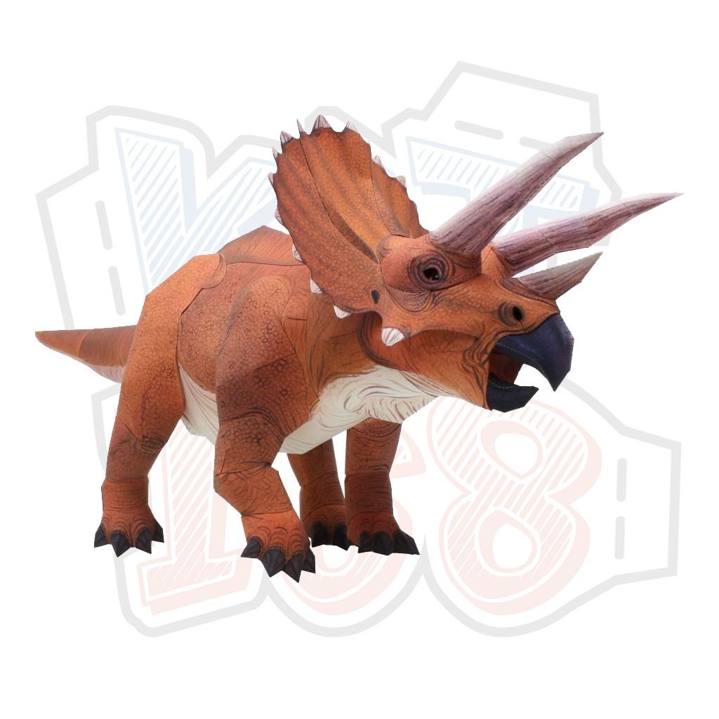 Mô hình giấy Khủng long Triceratops ver 2