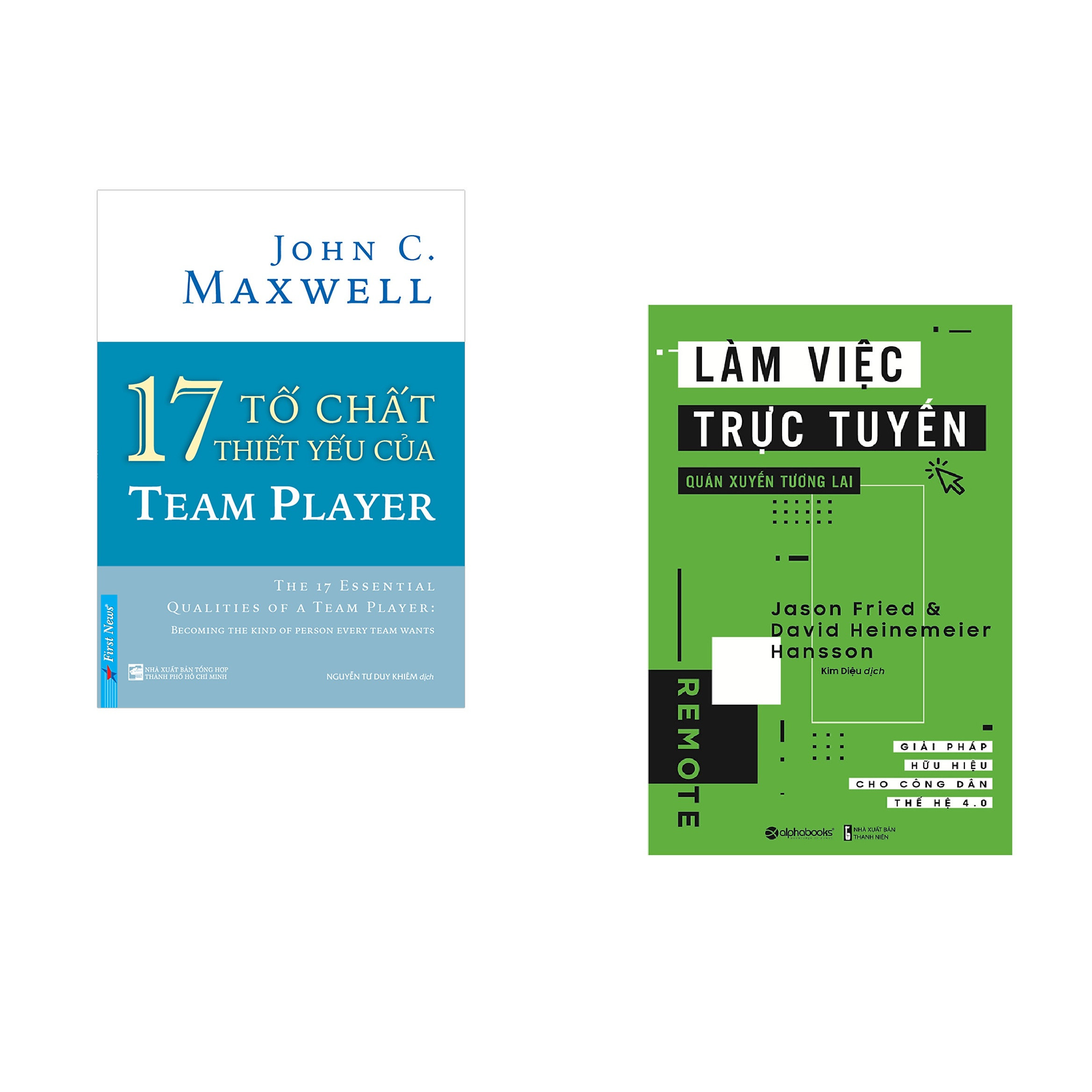 Combo 2 cuốn sách: 17 Tố Chất Thiết Yếu Của TEAM PLAYER + Làm việc trực tuyến quán xuyến tương lai