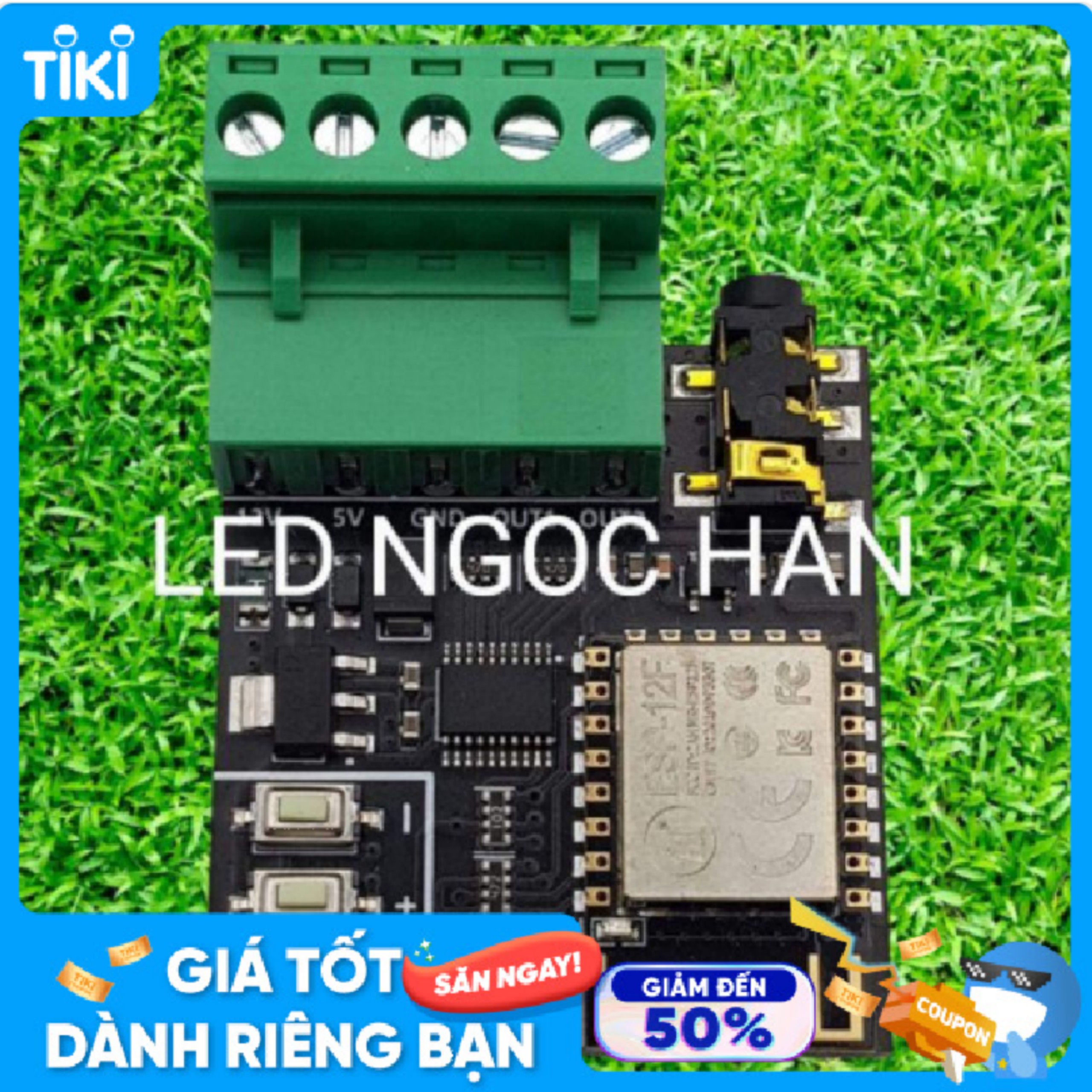 Mạch led hiệu ứng phá.o hoa ST wifi có âm thanh 2023