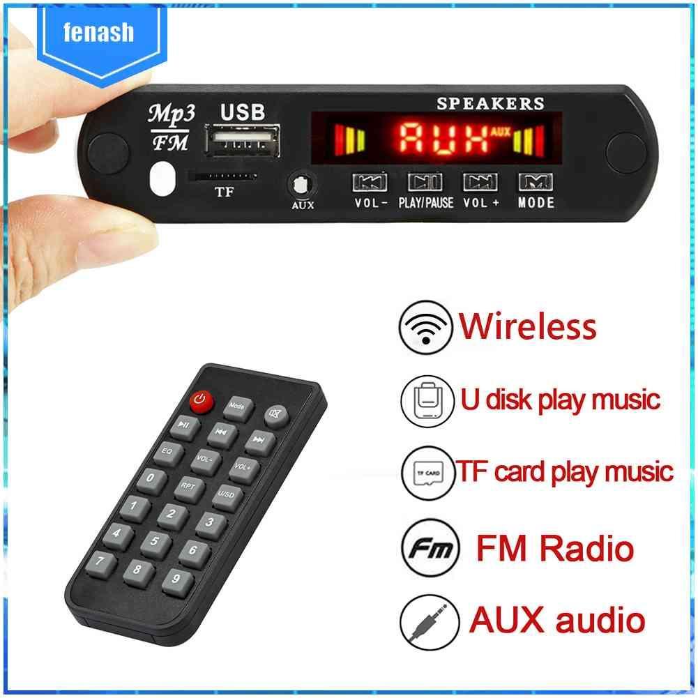 Bảng Mạch Giải Mã Âm Thanh Nổi Bluetooth 5.0 Mp3 DC 8V-24V 2x60w