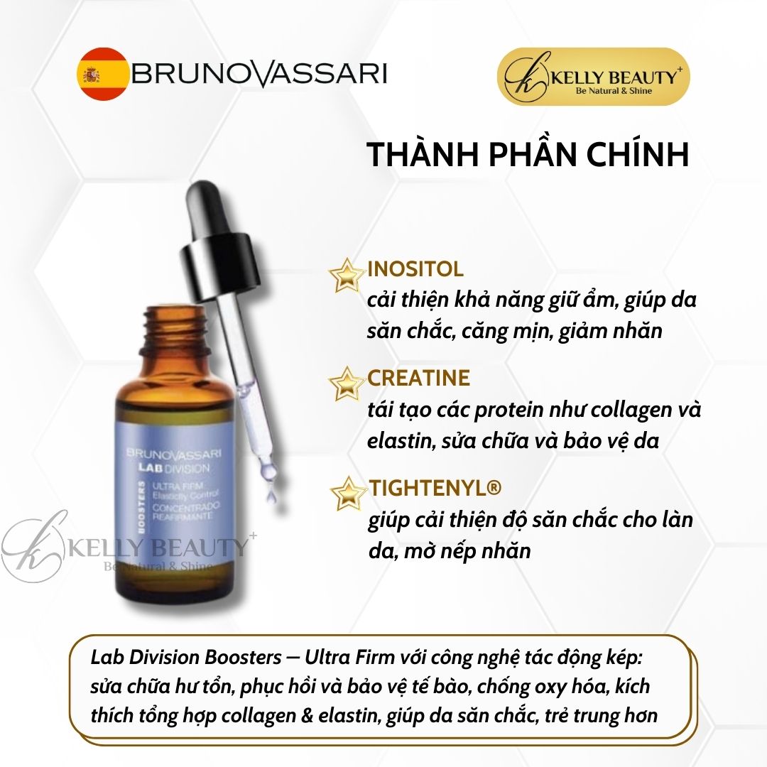 Tinh Chất Săn Chắc Da Lab Division Boosters Ultra Firm - BrunoVassari | Kelly Beauty