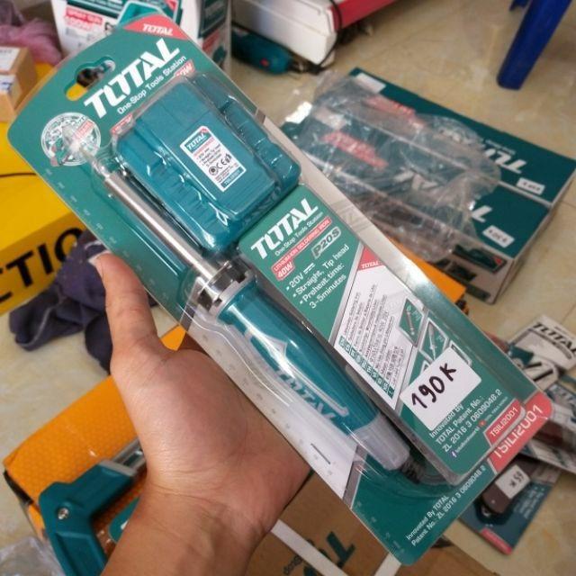 MÁY HÀN CHÌ PIN 20V 40W TOTAL TSILI2001 - HÀNG CHÍNH HÃNG