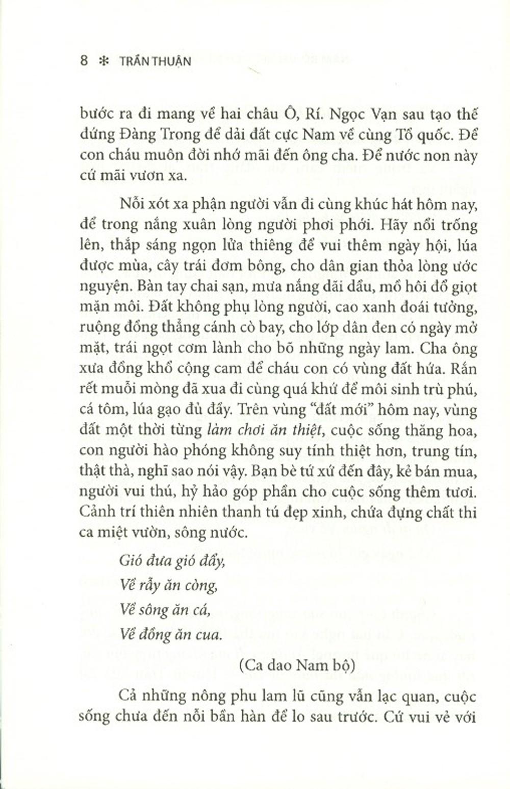 Nam Bộ Vài Nét Lịch Sử - Văn Hóa