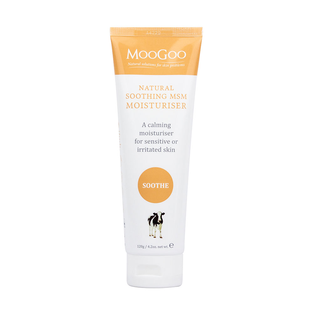 Soothing MSM Moisturiser 120g Kem dưỡng ẩm Moogoo làm dịu da MSM 120g