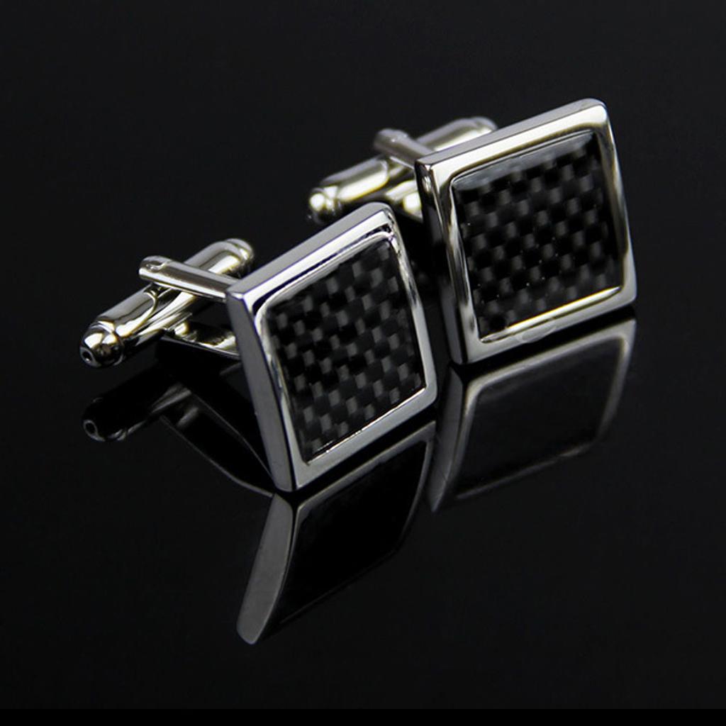 Mens Jewelry Brass Rectangle Shirt Cufflinks Wedding Party Cuff Links