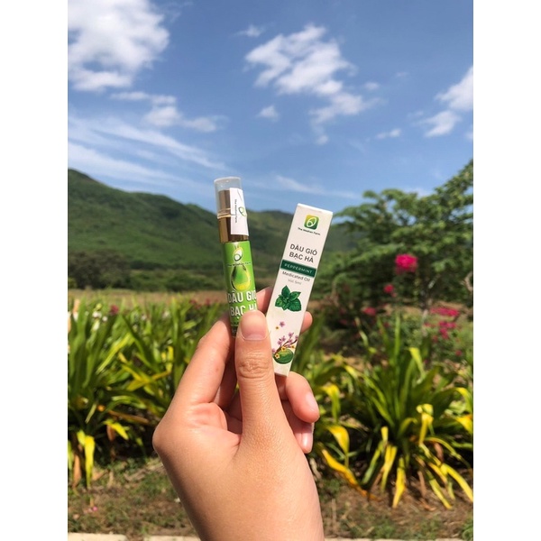 Dầu gió bạc hà chai xịt The Moshav Farm phòng cảm lạnh, đau và ngứa do côn trùng đốt - 5ml/chai