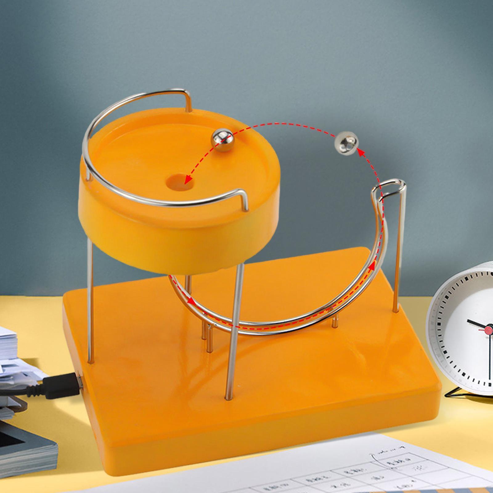 Electric Balancing Perpetual Motion Swing Revolving Gadget Physics Desk Toy