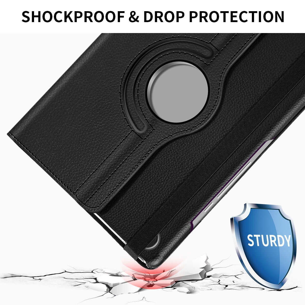 Case bao da chống sốc xoay 360 độ cho Galaxy Tab A8 10.5 inch 2022 hiệu HOTCASE Trang bị tính năng smart sleep, thiết kế siêu mỏng, gập nhiều tư thế, tản nhiệt tốt - hàng nhập khẩu