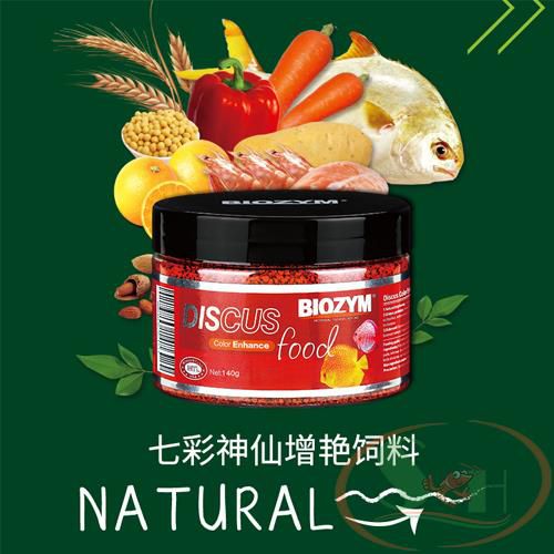 Thức ăn cá dĩa Biozym Discus Food kích tăng màu cá đĩa không đục nước