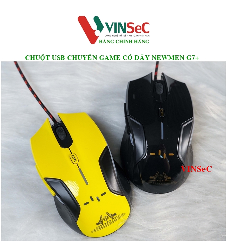 Chuột USB Máy Tính Chuyên Game Newmen G7+ _ Hàng Chính Hãng