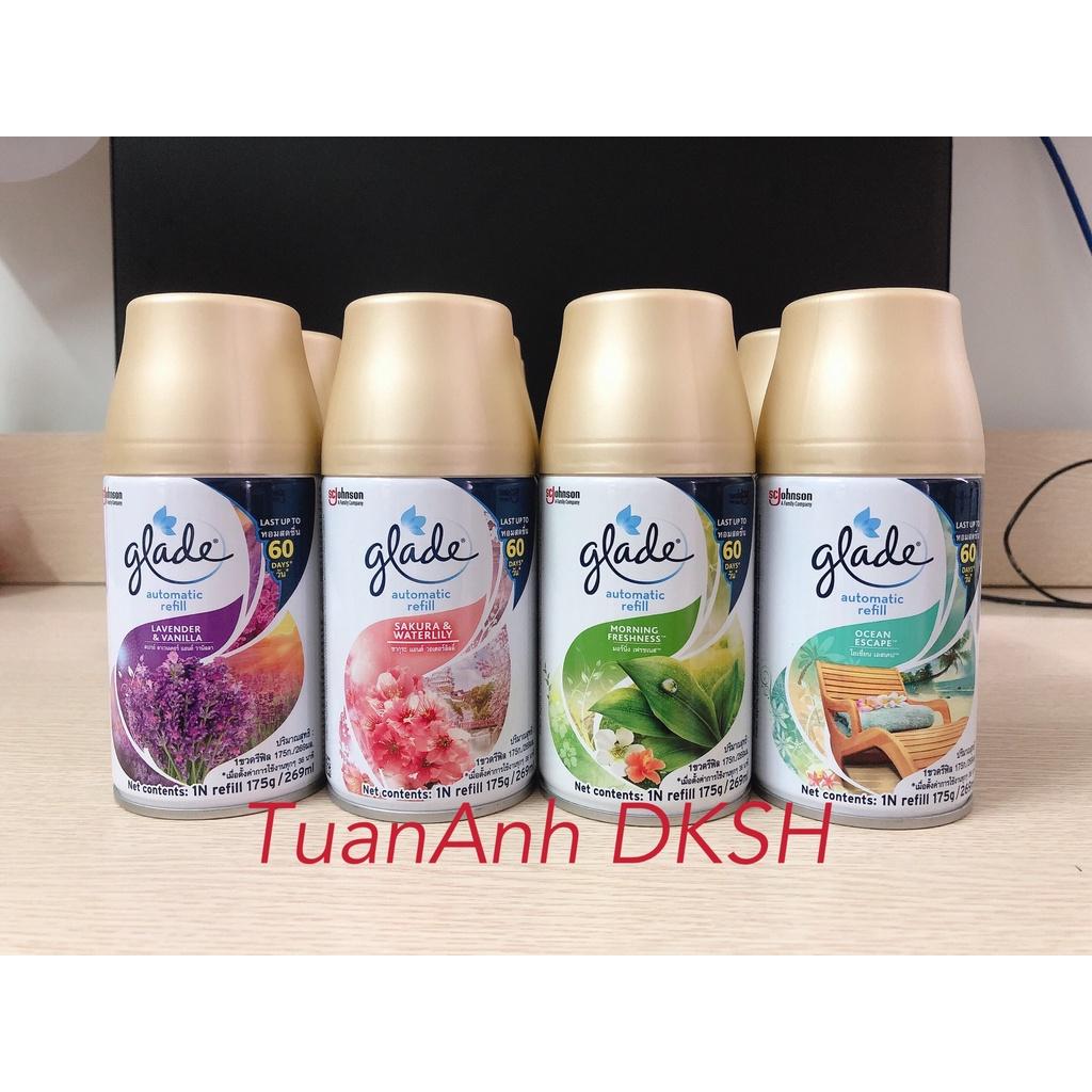 - Chai Xịt Phòng Thay Thế Vào Máy Xịt Phòng Tự Động Glade - 269ml/175g - Hàng chính hãng DKSH Việt Nam