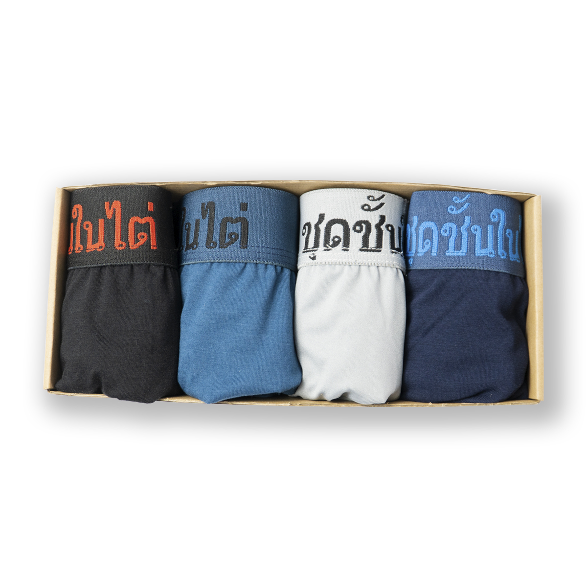 Hộp 4 Quần lót nam boxer cao cấp lưng Thái Lan CITYMEN vải cotton 4 chiều sịp đùi nam - Giao màu ngẫu nhiên
