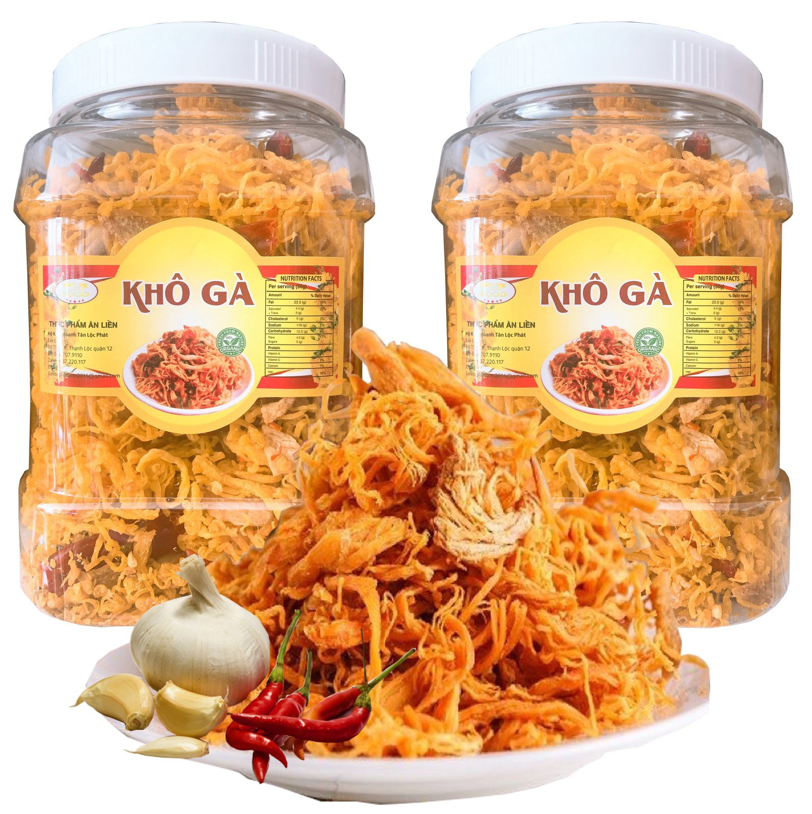 KHÔ GÀ BƠ TỎI TÂN LỘC PHÁT