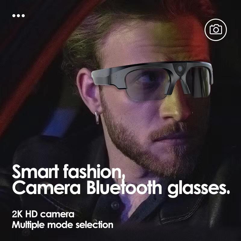 Camera hành động 4K mới kính thông minh kính thông minh kính râm Bluetooth Photography trực tiếp phát sóng trực tiếp