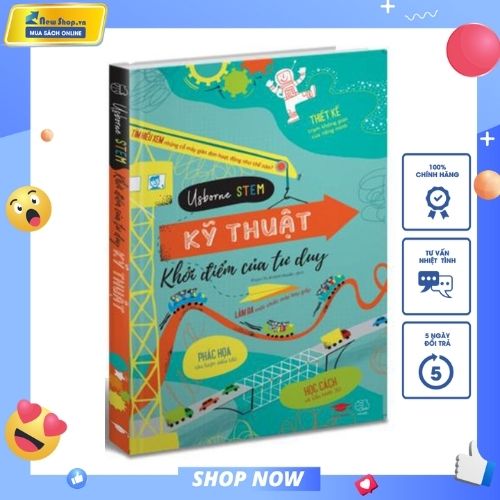 Usborne Stem Kỹ Thuật - Khởi Điểm Của Tư Duy 