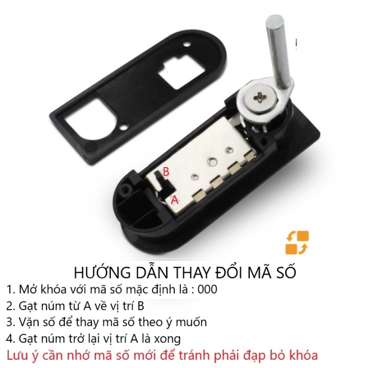 Khóa Số Ngăn Kéo Bàn, Hộc Tủ Loại Đơn Hoặc Nhiều Ngăn, Tủ Để Đồ, Có Thể Thay Đổi Mã Số