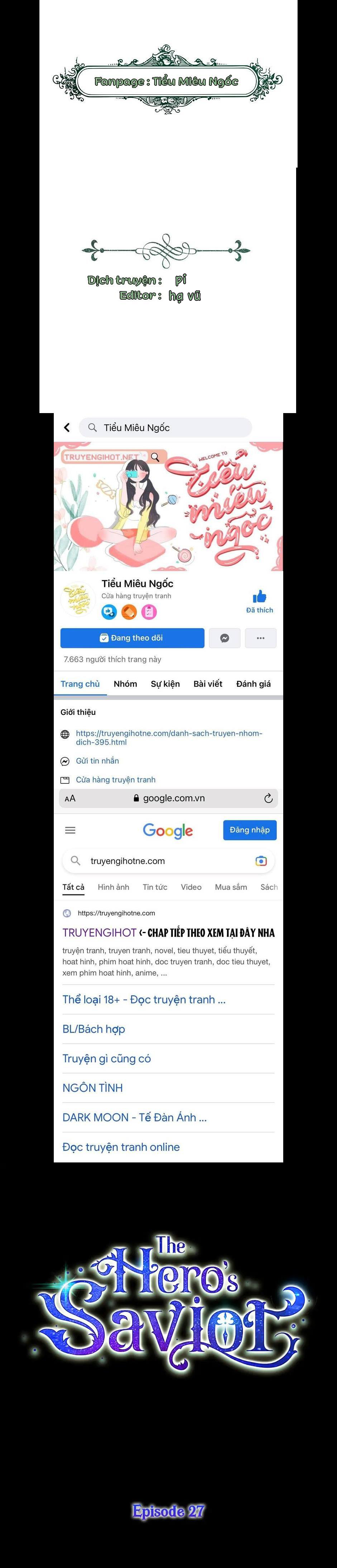 vị cứu tinh của nhân vật chính chapter 27 1