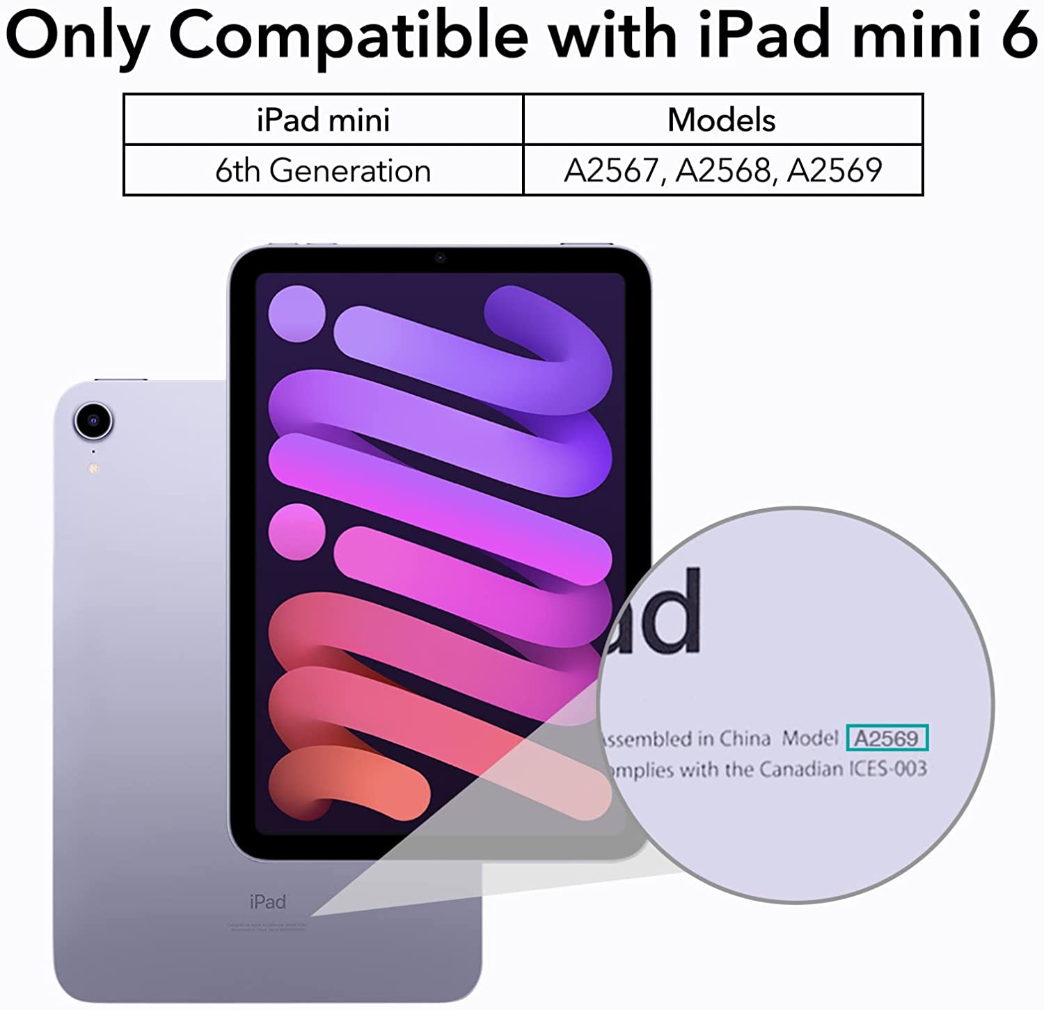 Bao Da Dành Cho iPad Mini 6 ESR Rebound Hybrid Case - Hàng Nhập Khẩu