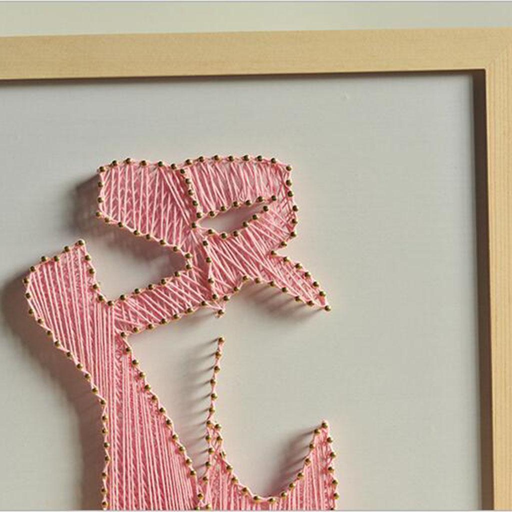 String Art Kit - Dance Shoes String Art, Adult Crafts Kit, Arts and Crafts Set, DIY Kit, Crafts Kit, Kits for Adults, All Crafting Supplies Included